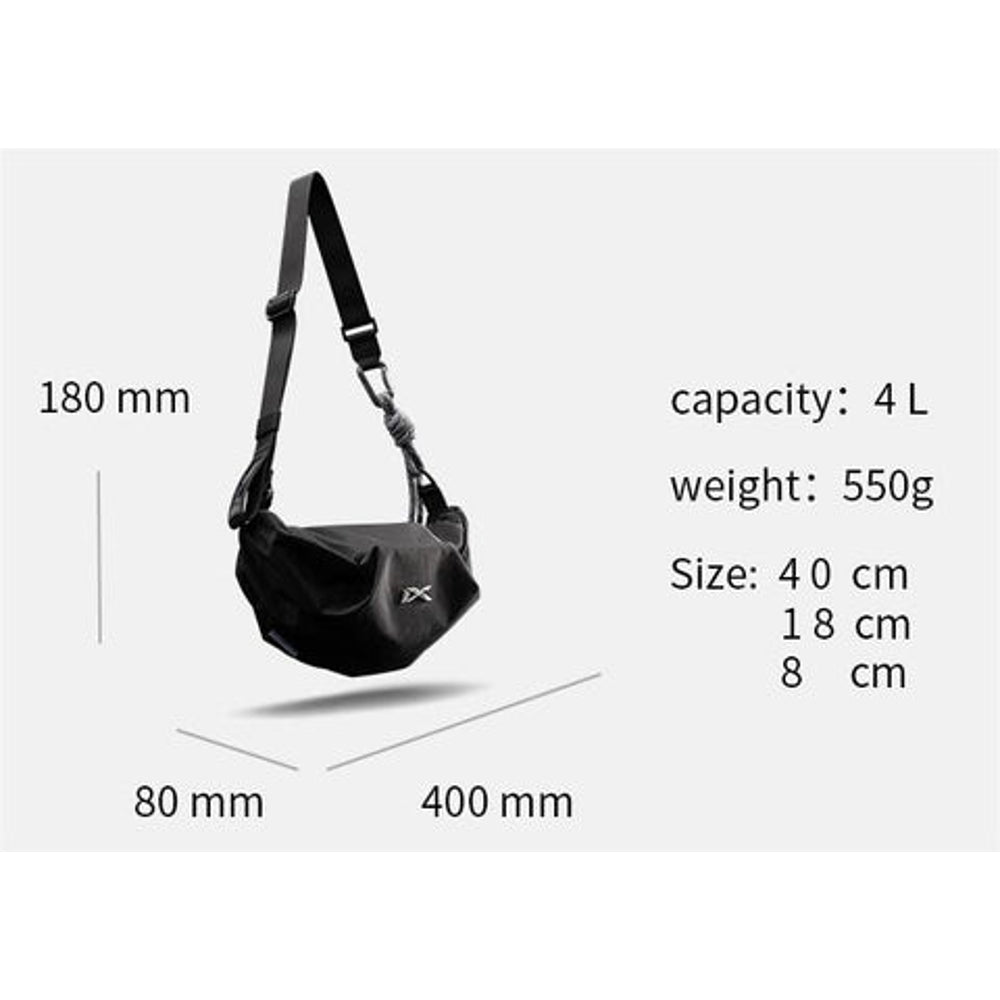 NIID VIA SERIES - PORTABLE CHEST BAG 4L-BLACK