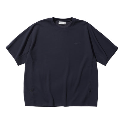 NINE POINT NINE VIEN WAFFLE TEE-DARK GREY