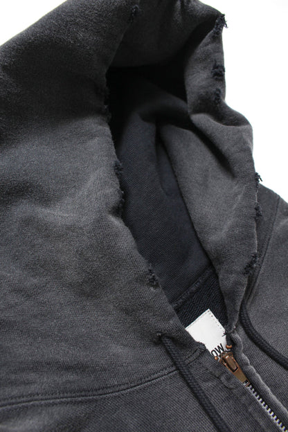 BOWWOW VIETNAM ZIP HOODIE AGED-BLACK