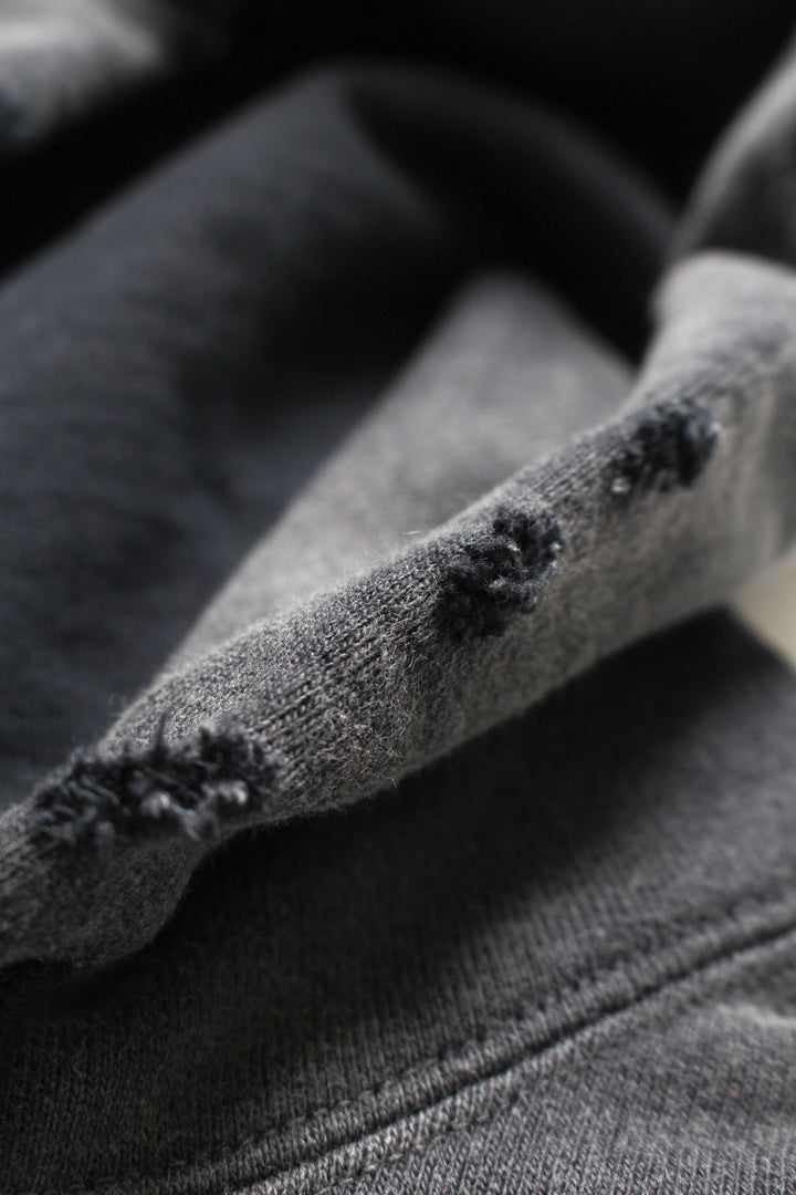 BOWWOW VIETNAM ZIP HOODIE AGED-BLACK