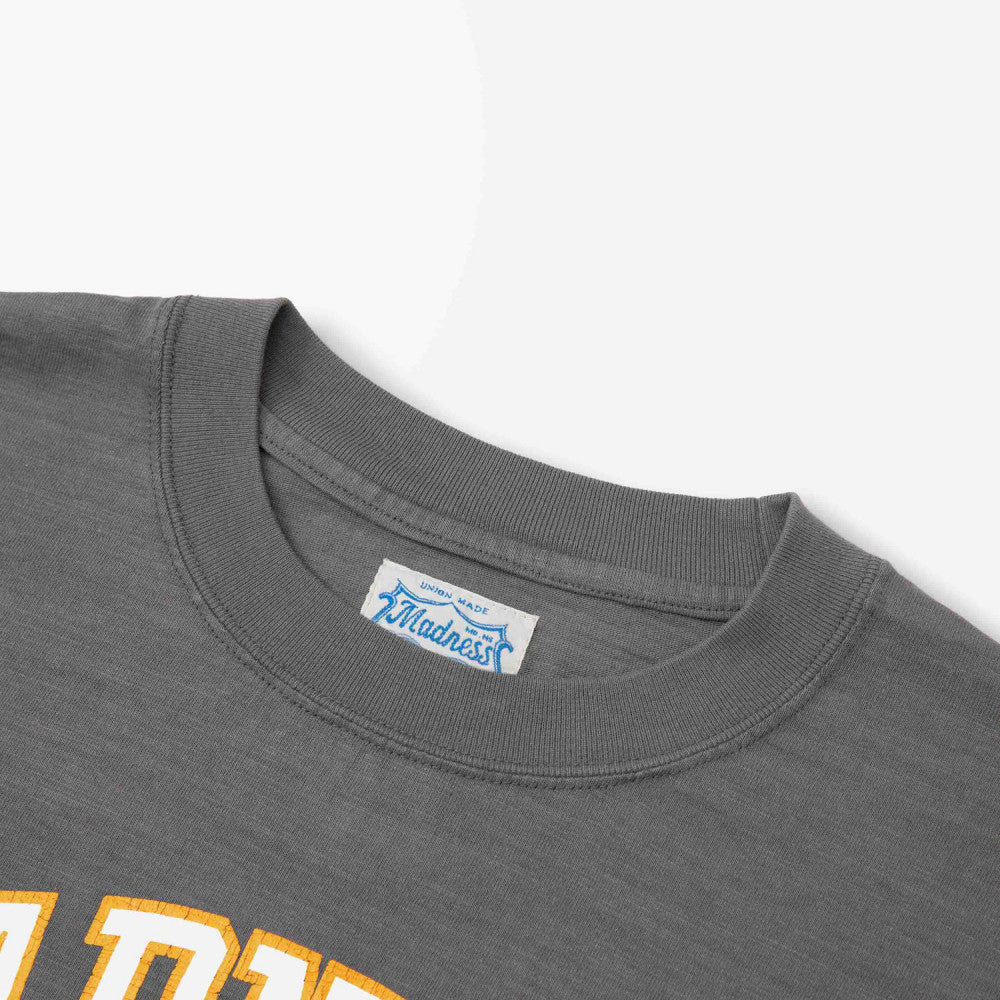 MADNESS VINTAGE COLLEGE T-SHIRT-GREY