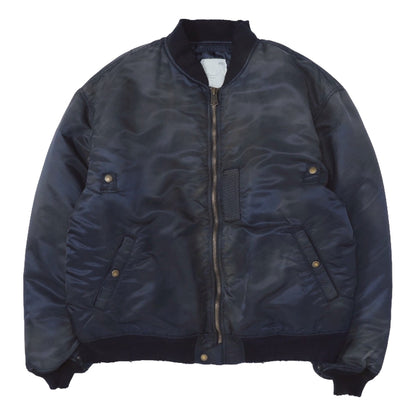 MADNESS VINTAGE MA-1 FLIGHT BOMBER (MADE IN JAPAN) -NAVY