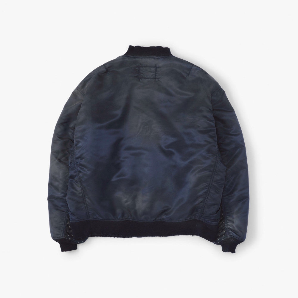 MADNESS VINTAGE MA-1 FLIGHT BOMBER (MADE IN JAPAN) -NAVY