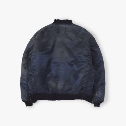 MADNESS VINTAGE MA-1 FLIGHT BOMBER (MADE IN JAPAN) -NAVY