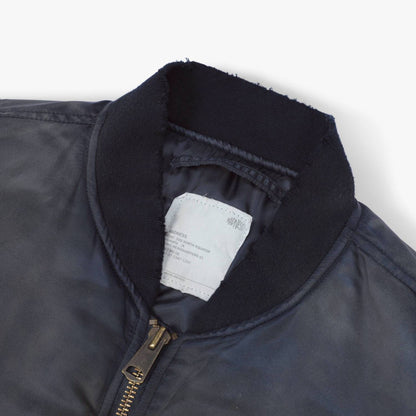 MADNESS VINTAGE MA-1 FLIGHT BOMBER (MADE IN JAPAN) -NAVY