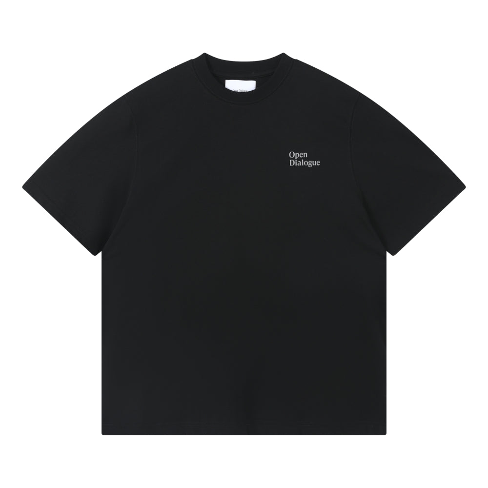 OPEN DIALOGUE VINTAGE VASE TEE-BLACK