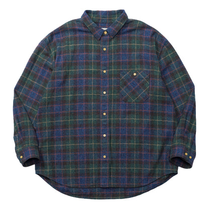 MADNESS VTG BRUSHED TWEEDY BD SHIRT (MADE IN JAPAN)-MULTI