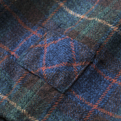 MADNESS VTG BRUSHED TWEEDY BD SHIRT (MADE IN JAPAN)-MULTI
