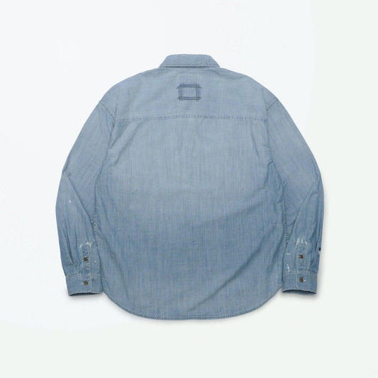 MADNESS VTG CHAMBRA BUTTONS SHIRT-INDIGO
