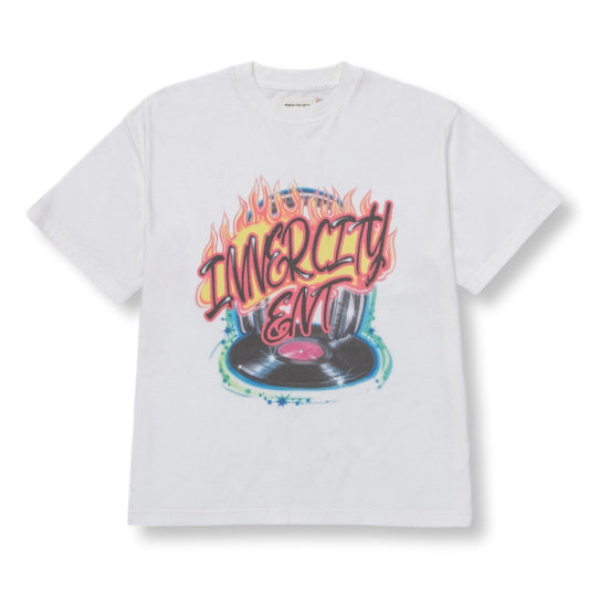 HONOR THE GIFT VINYL AIRBURSH T-SHIRT-WHITE