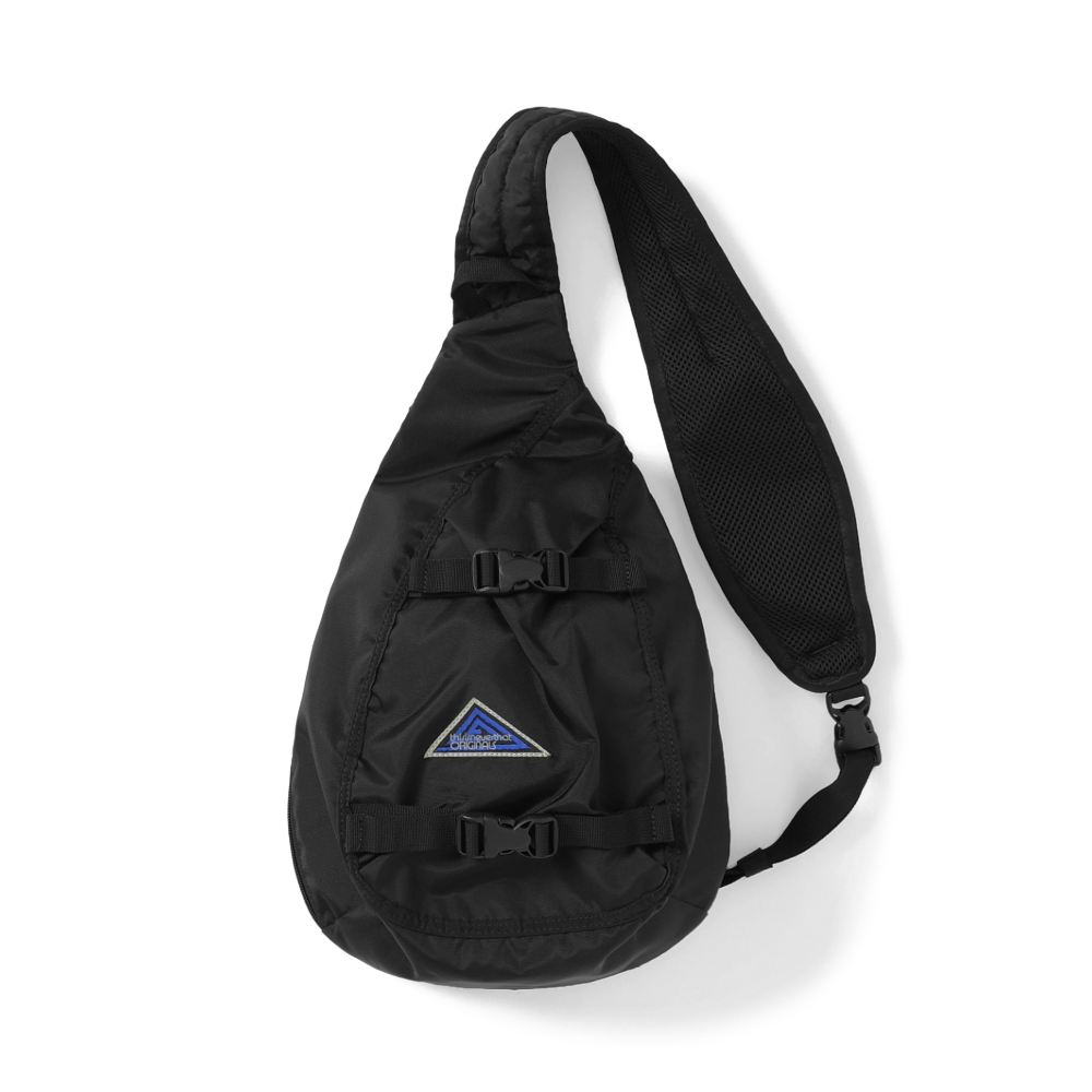 THIS IS NEVER THAT WASHED NYLON SLING BAG-BLACK