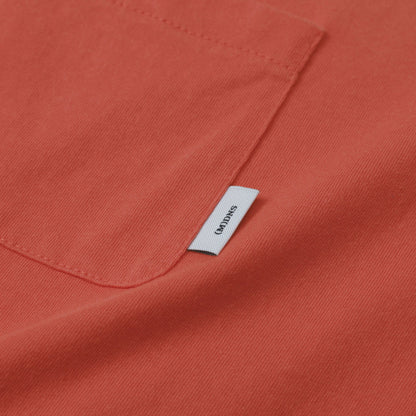 MADNESS WASHED POCKET TEE-RED