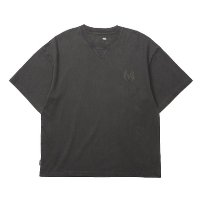 MADNESS WASHED PRINT TEE-BLACK