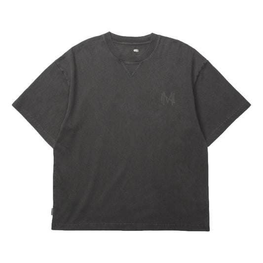 MADNESS WASHED PRINT TEE-BLACK