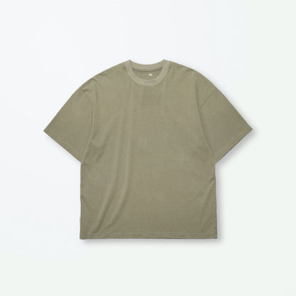 MADNESS WASHED PRINT TEE-BROWN