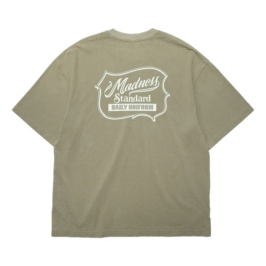 MADNESS WASHED PRINT TEE-BROWN