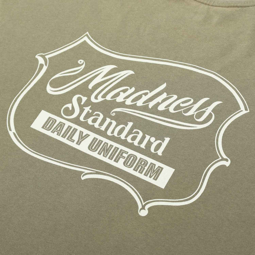 MADNESS WASHED PRINT TEE-BROWN