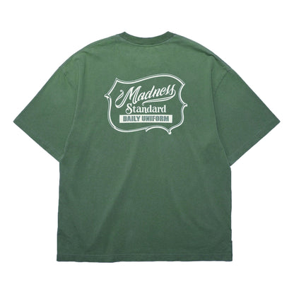 MADNESS WASHED PRINT TEE-GREEN