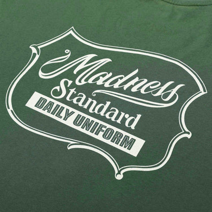 MADNESS WASHED PRINT TEE-GREEN