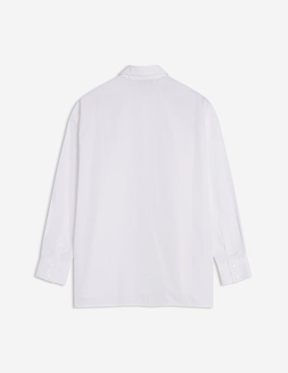 MAISON KITSUNE W BABY FOX CASUAL SHIRT-WHITE