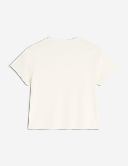 MAISON KITSUNE W BABY FOX PATCH BABY TEE-SHIRT-MARBLE