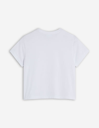 MAISON KITSUNE W BABY FOX PATCH BABY TEE-SHIRT-WHITE