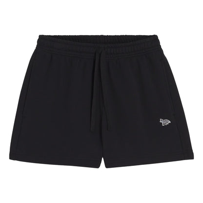 MAISON KITSUNE W BABY FOX PATCH REGULAR JOG SHORTS-BLACK