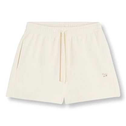 MAISON KITSUNE W BABY FOX PATCH REGULAR JOG SHORTS-MARBLE