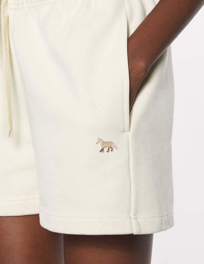 MAISON KITSUNE W BABY FOX PATCH REGULAR JOG SHORTS-MARBLE