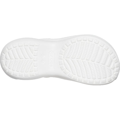 CROCS WOMEN'S CLASSIC PLATFORM CLOG-WHITE
