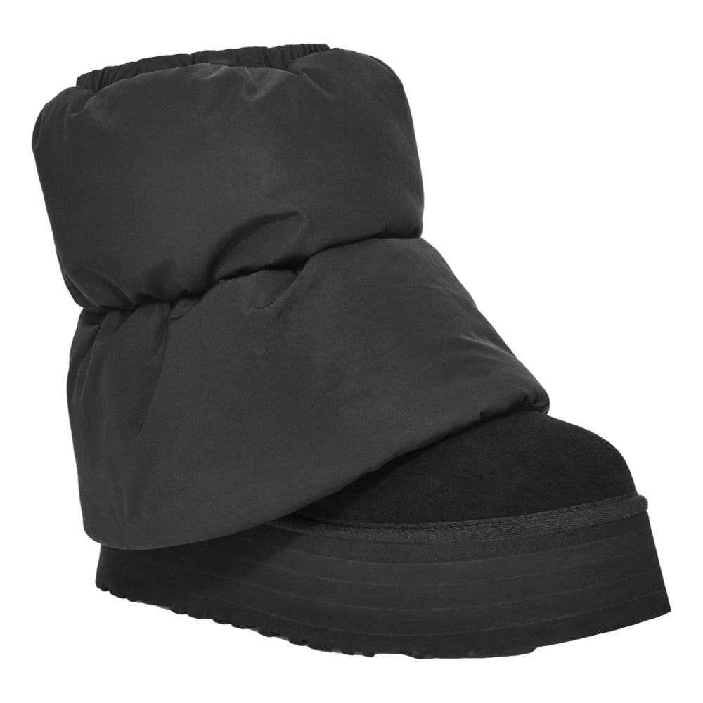 UGG W CLASSIC MINI DIPPER PUFFER-BLACK