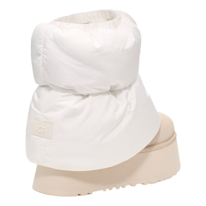 UGG W CLASSIC MINI DIPPER PUFFER-WHITE