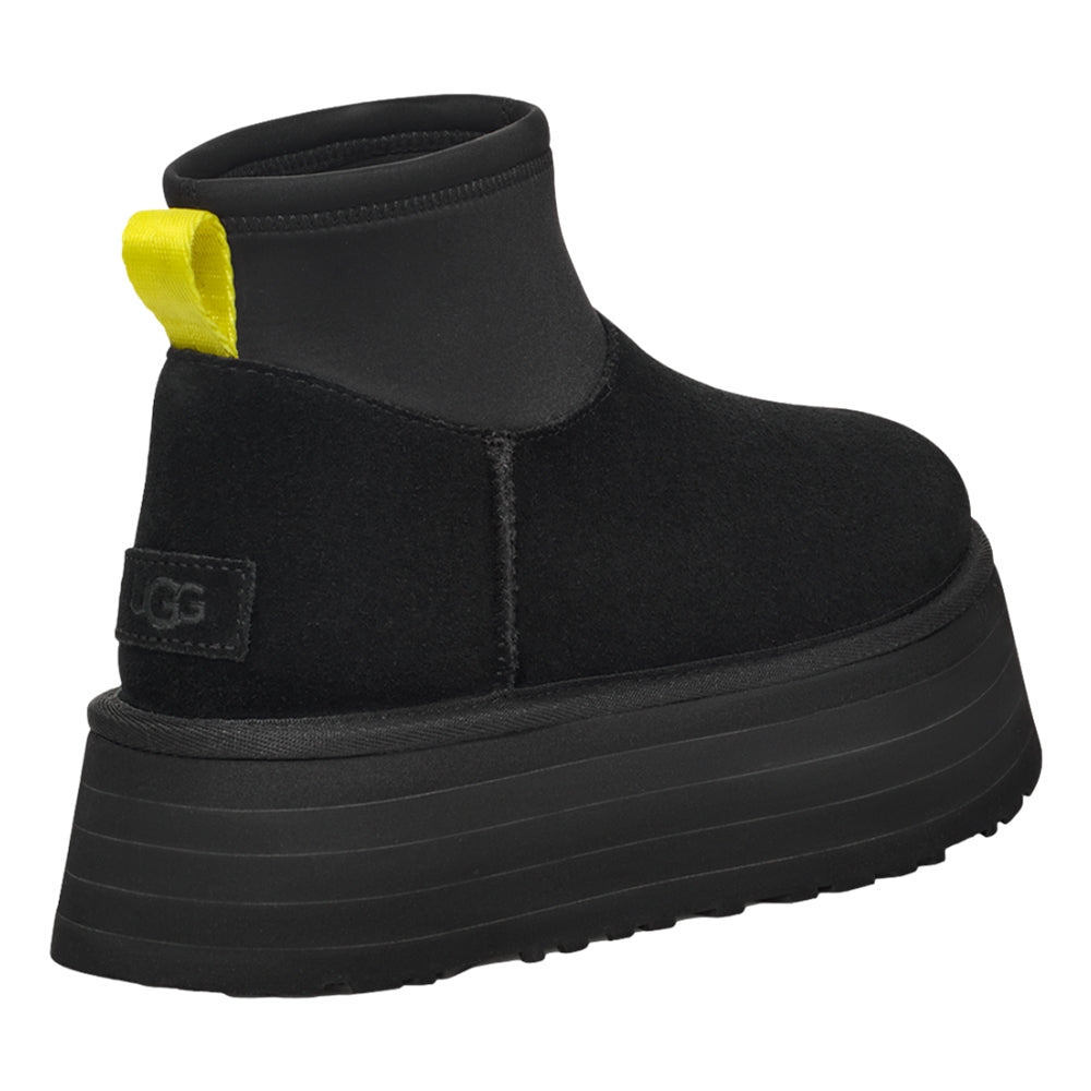 UGG W CLASSIC MINI DIPPER-BLACK