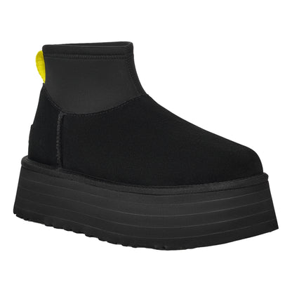 UGG W CLASSIC MINI DIPPER-BLACK