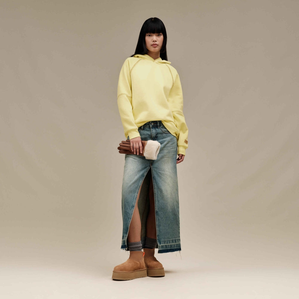 UGG W CLASSIC MINI DIPPER-CHESTNUTS