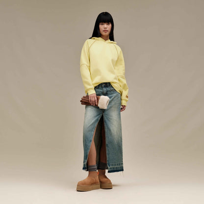 UGG W CLASSIC MINI DIPPER-CHESTNUTS