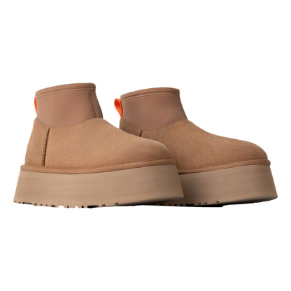 UGG W CLASSIC MINI DIPPER-CHESTNUTS