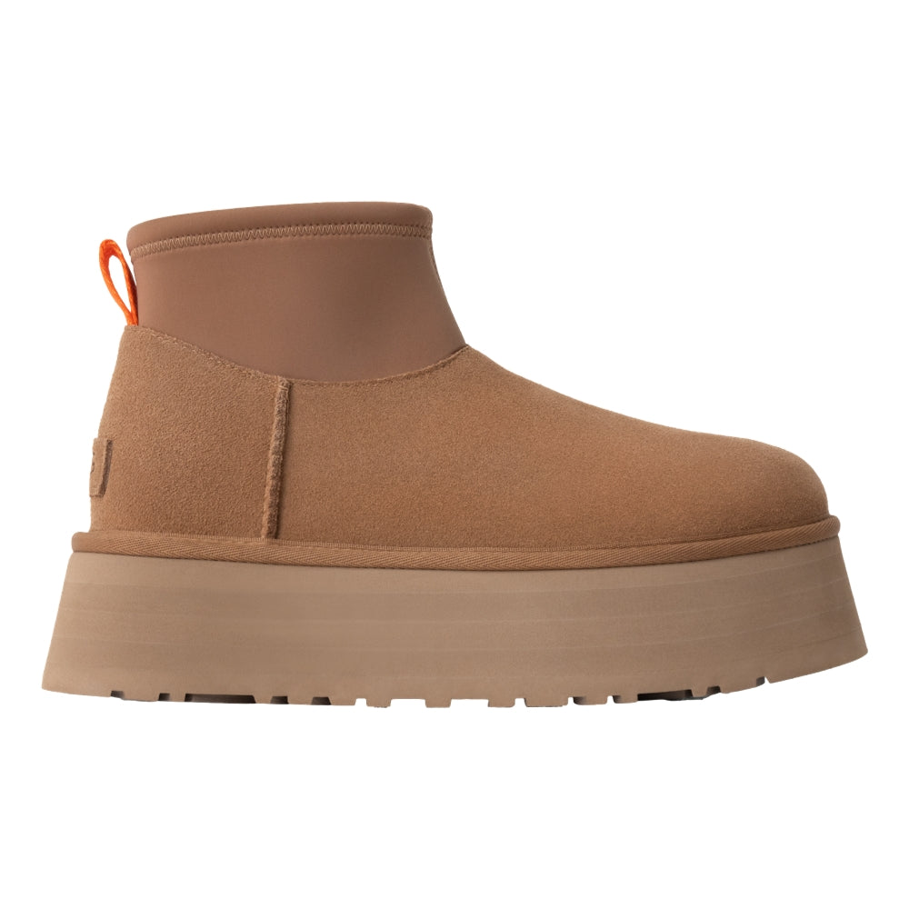 UGG W CLASSIC MINI DIPPER-CHESTNUTS