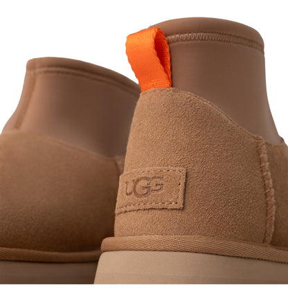 UGG W CLASSIC MINI DIPPER-CHESTNUTS
