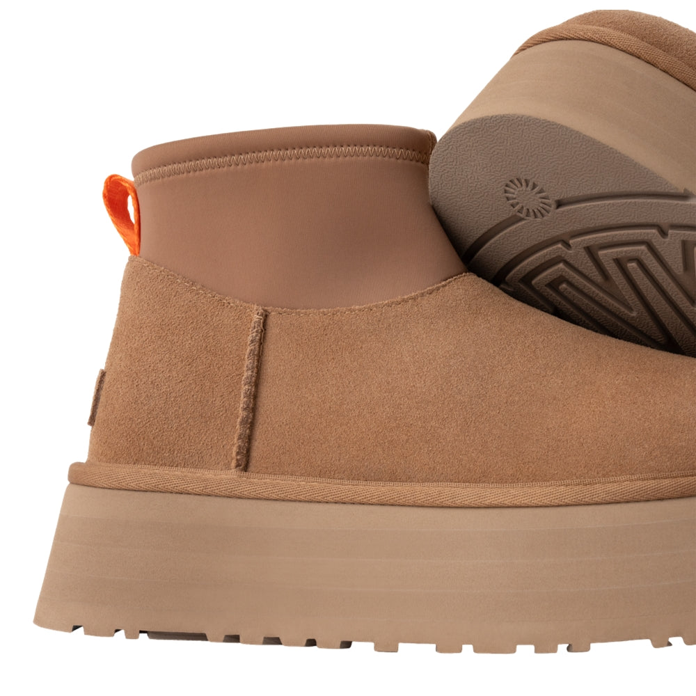 UGG W CLASSIC MINI DIPPER-CHESTNUTS