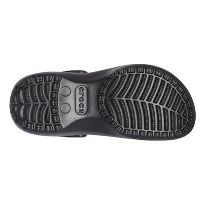 CROCS WOMEN'S CLASSIC PLATFORM CLOG-BLACK