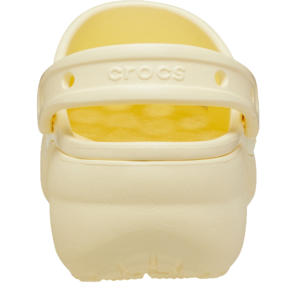 CROCS WOMEN'S CLASSIC PLATFORM CLOG-BUTTERCREAM