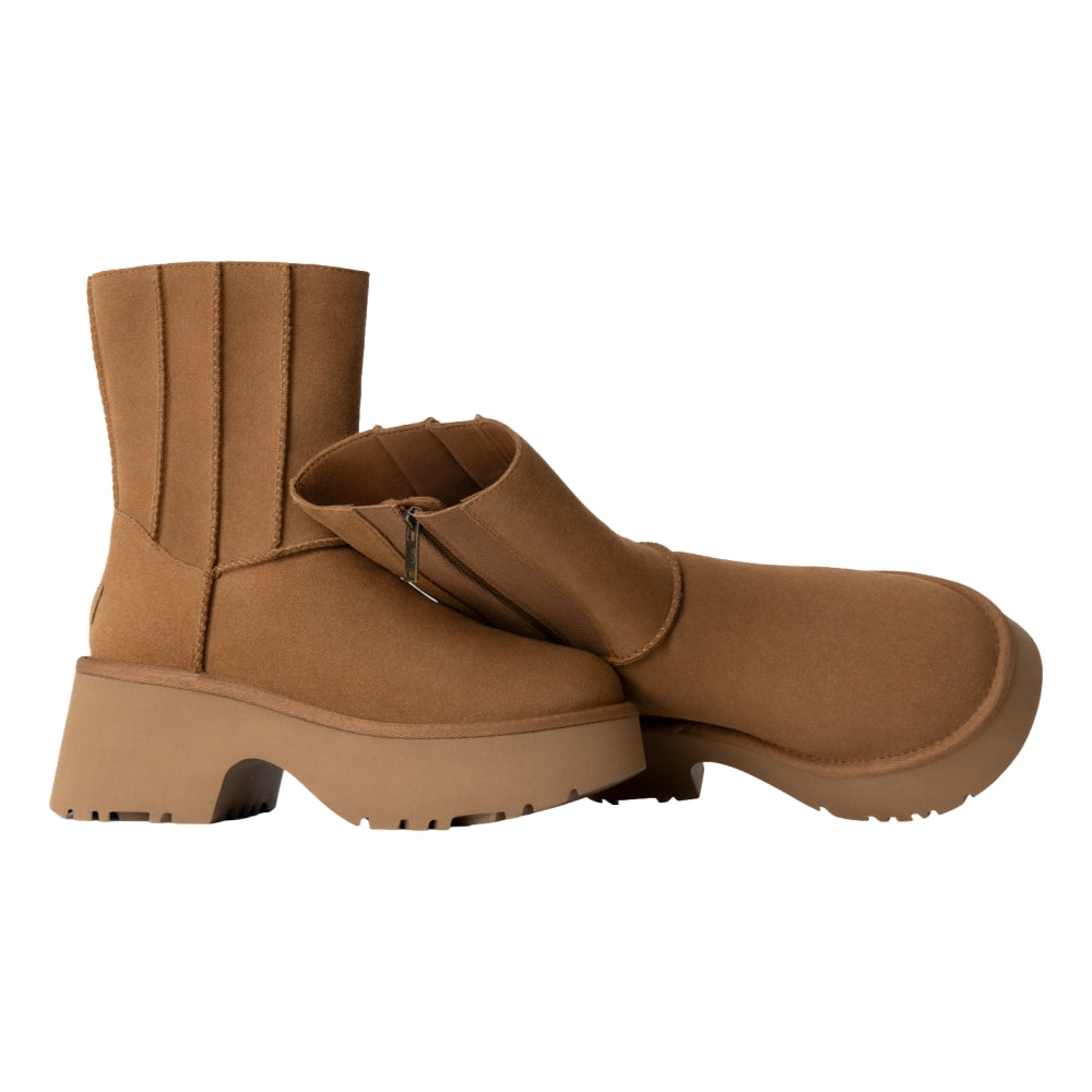UGG W CLASSIC TWIN SEAM NEW HEIGHTS-CHESTNUTS