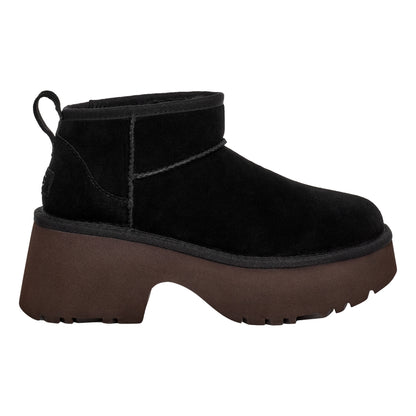 UGG W CLASSIC ULTRA MINI NEW HEIGHTS-BLACK