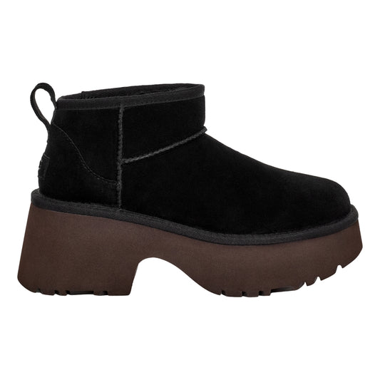 UGG W CLASSIC ULTRA MINI NEW HEIGHTS-BLACK