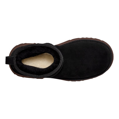 UGG W CLASSIC ULTRA MINI NEW HEIGHTS-BLACK