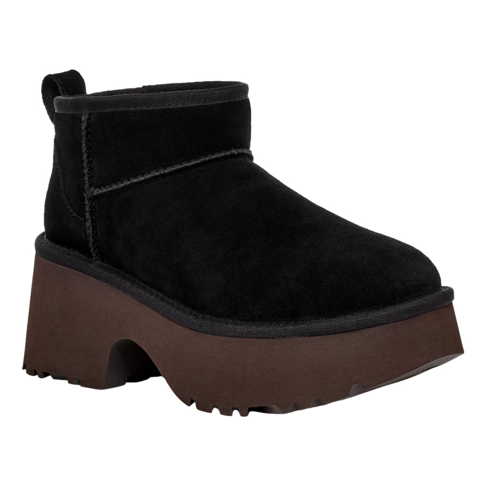 UGG W CLASSIC ULTRA MINI NEW HEIGHTS-BLACK