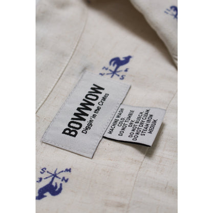 BOWWOW WEATHERVANE BANDANA REMADE SHIRT-BEIGE