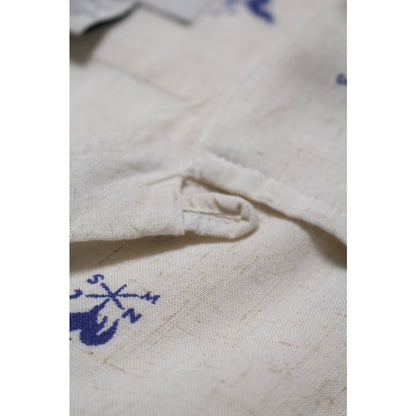 BOWWOW WEATHERVANE BANDANA REMADE SHIRT-BEIGE