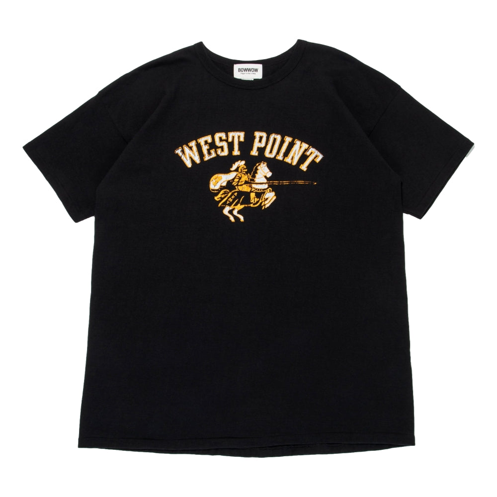 BOWWOW WEST POINT 8812 TEE-BLACK